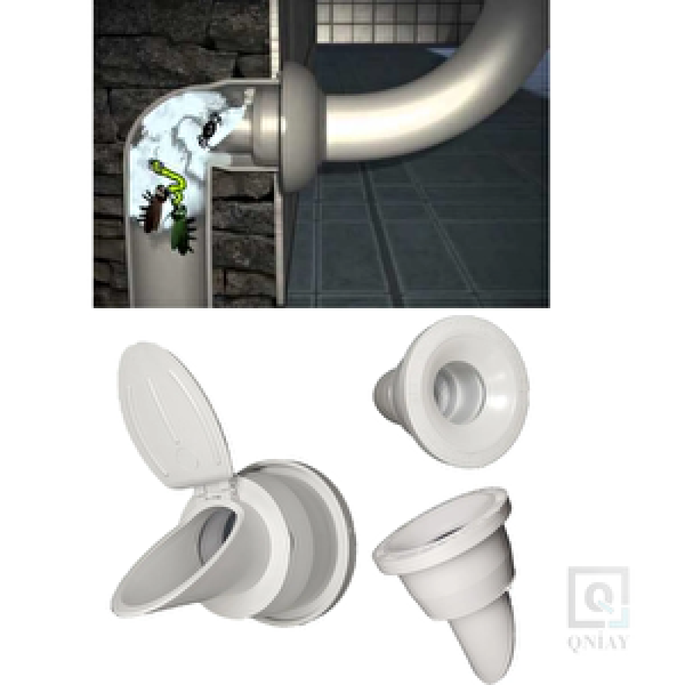 Qniay Lavabo Koku Giderici Çek Valfli Lavabo Gider Adaptör Conta Ø50 Evye Koku Önleyici Nalburiye & Hırdavat Fiyatı