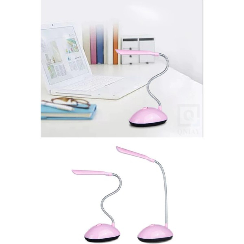 Qniay Pratik Kullanışlı Bükülebilir LED Masa Lambası (Pembe) Mini Masa Lambası - Pembe Masa Lambası Fiyatı