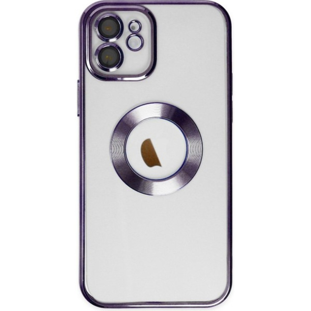 Qoovi Apple Iphone 11 Lens Korumalı Elektro Kılıf - Derin Mor Cep Telefonu Kılıfı Fiyatı