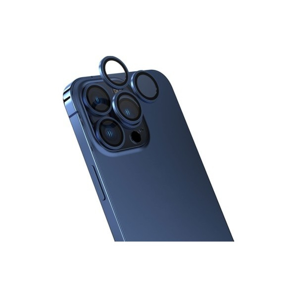 Qoovi Apple Iphone 15PRO/15PROMAX Premium Lens Koruma Navy Blue - 15 PRO - Lacivert - Navy Blue Cep Telefonu Aksesuarı Fiyatı