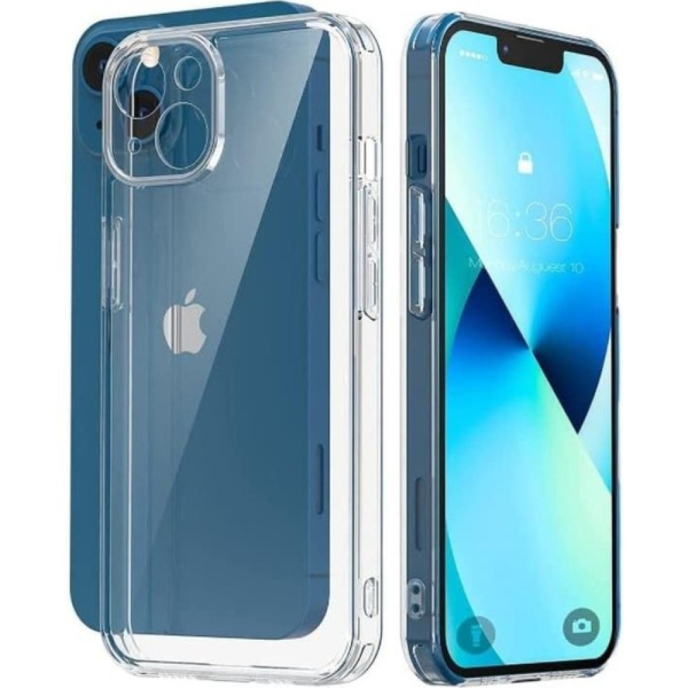 Qoovi iPhone 13 Şeffaf Kılıf, Kamera Korumalı 13 (6.1'') Şeffaf Silikon Kılıf, Kamera Koruyuculu iPhone 13 Kılıfı Cep Telefonu Kılıfı Fiyatı