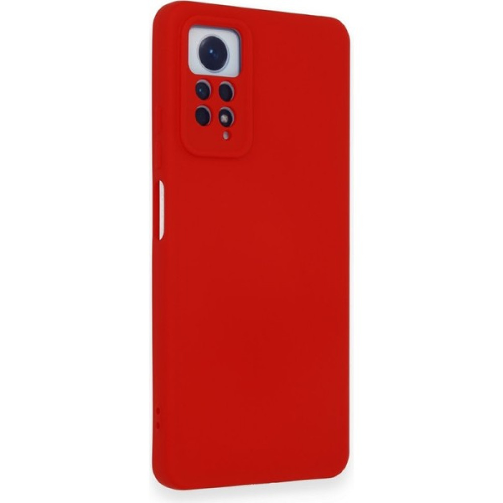 Qoovi Xiaomi Redmi Note 12PRO 4g Premium Lüx Rubber Kılıf - Kırmızı Cep Telefonu Kılıfı Fiyatı