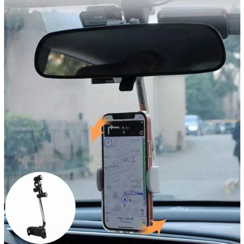 Qosrix Araba Dikiz Aynasına Takılan Telefon Tutucu Oto Vlog Çekim Telefon Kamera Tutucu Ayna Tel Tutucu Cep Telefonu Tutucu Fiyatı