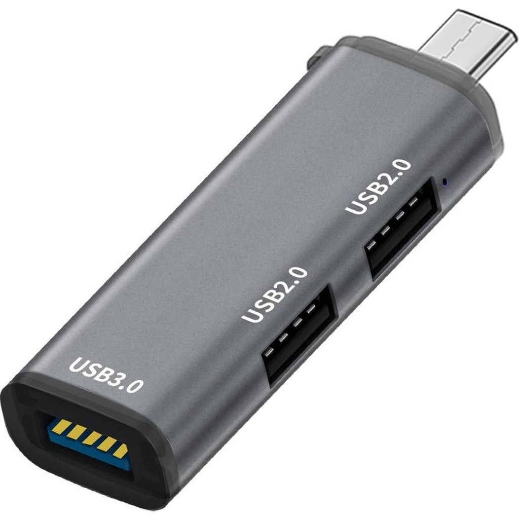 Qozie Type-C 3 Portlu Eş Zamanlı USB Çoklayıcı Hub Diğer Fiyatı