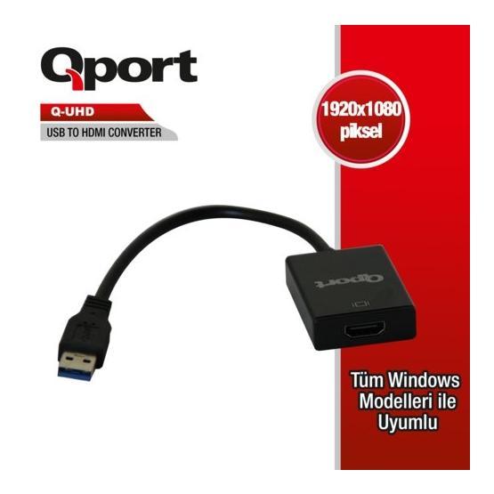 Qport Q-UHD USB 3.0 to HDMI Çevirici