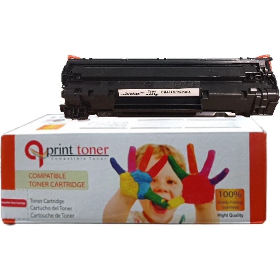 QPRİNT TONER Hp P1107 Yazıcı Toneri 285A Muadil Toner CE285A CRG725 CB436A P1102 P1104 LBP6000 LBP6020 LBP6030 - Siyah - Standart Diğer Fiyatı