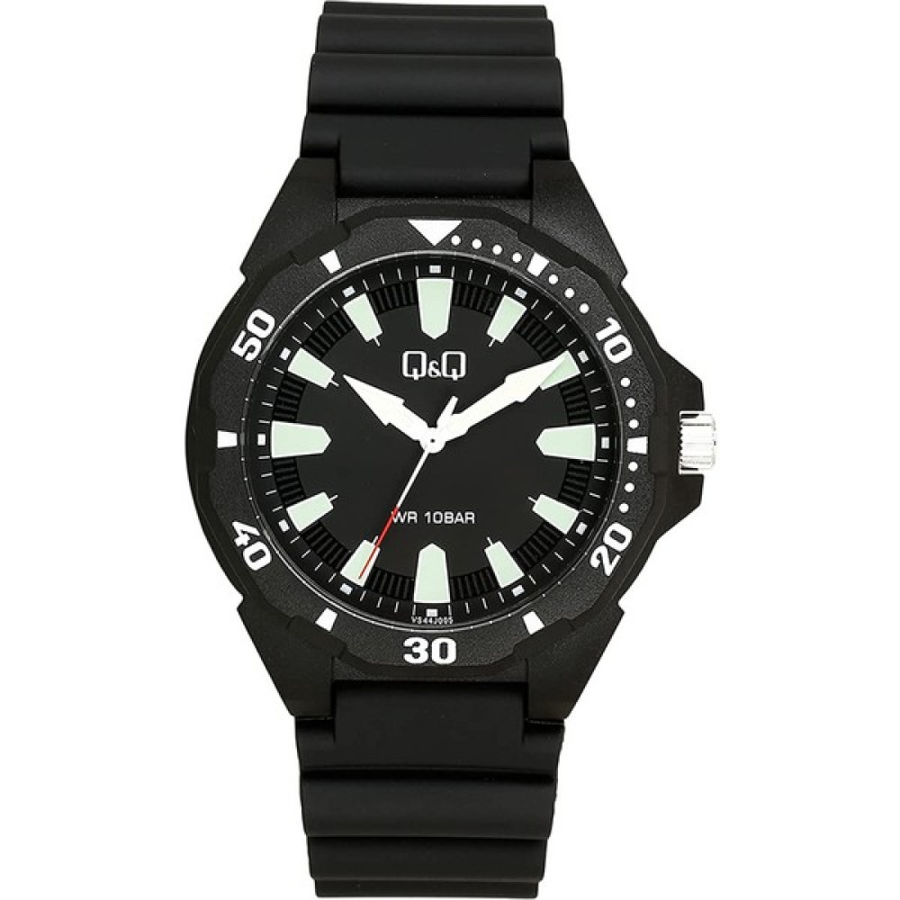 Q&Q Analog Black Dial Men's WATCH-VS44J005Y - Renkli Kol Saatleri Fiyatı