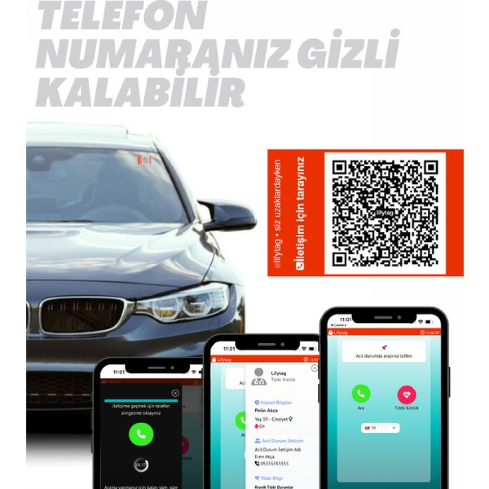 QR Numaratör - Araç Oto Parkmatik - Dijital Kimlik Oto Seyahat Ürünleri Fiyatı