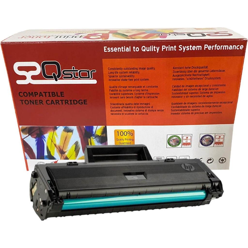 QSTAR HP 106A W1106A ÇİPLİ MUADİL TONER 107 MFP135 MFP137 MFP138 - Black - Standart Tonerler Fiyatı