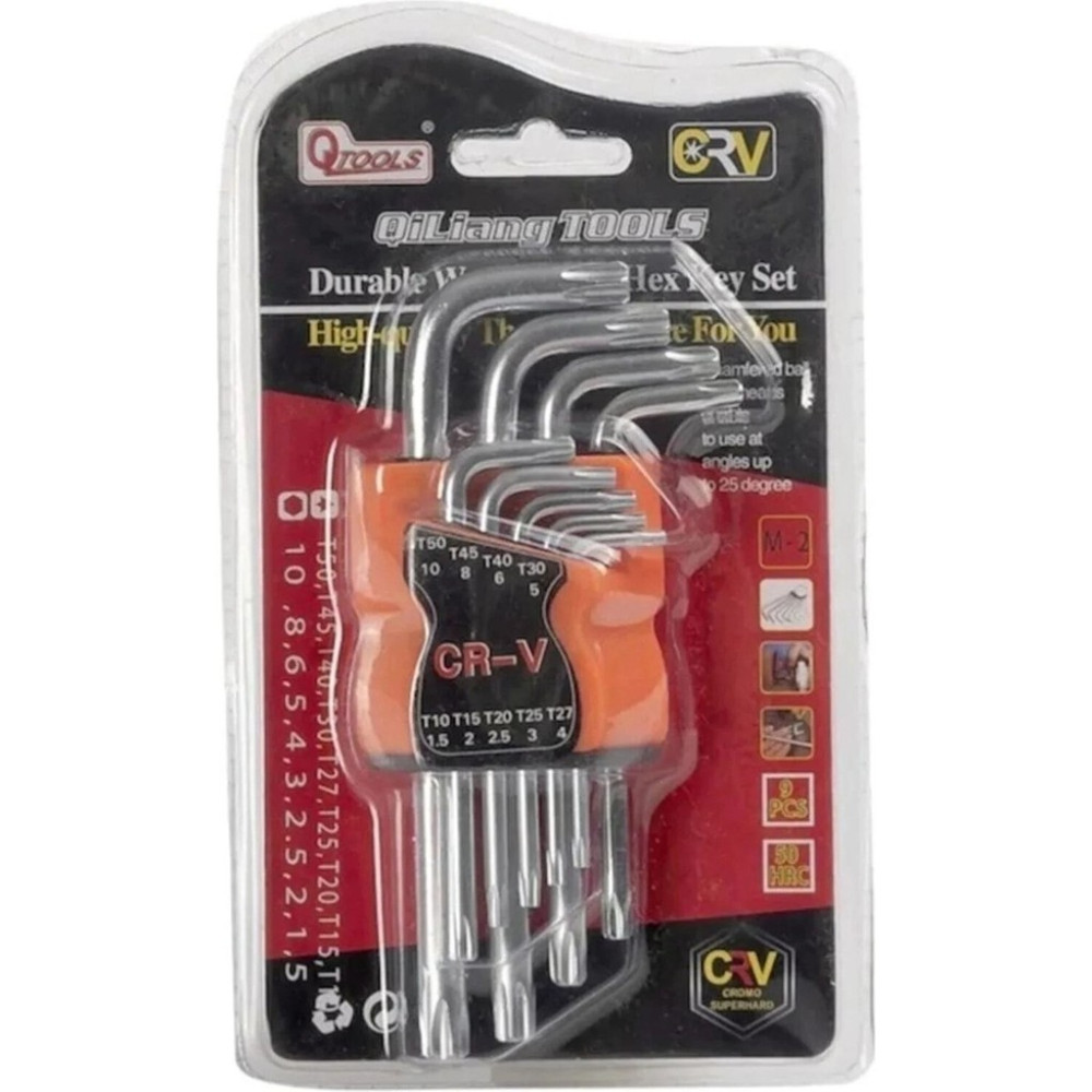 Qtools 9 Parça Çelik Kısa Alyan Takımı Tork Anahtarı Seti Yıldız Uçlu Pense Fiyatı