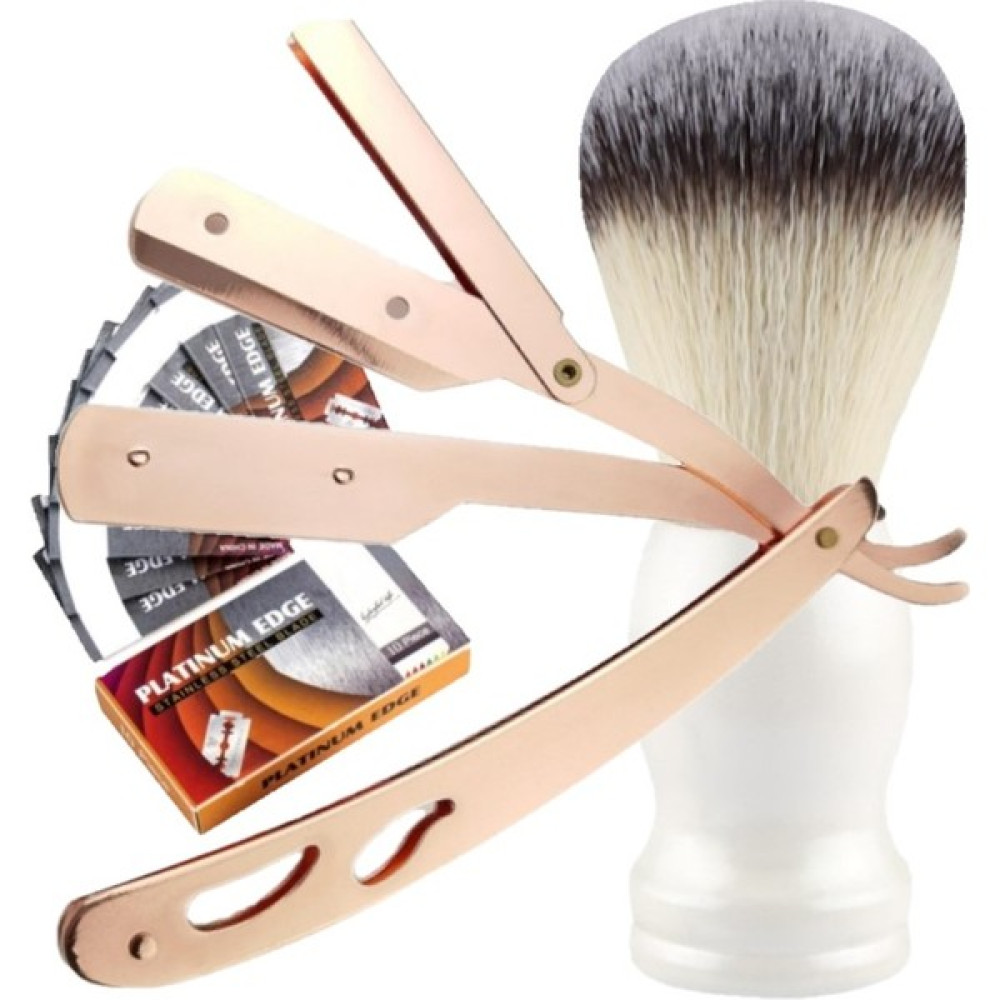 Qualis Shave U3 Full Metal Ustura + F8 Tıraş Fırça + 10'lu Platinum Yaprak Jilet Tıraş Makineleri Fiyatı