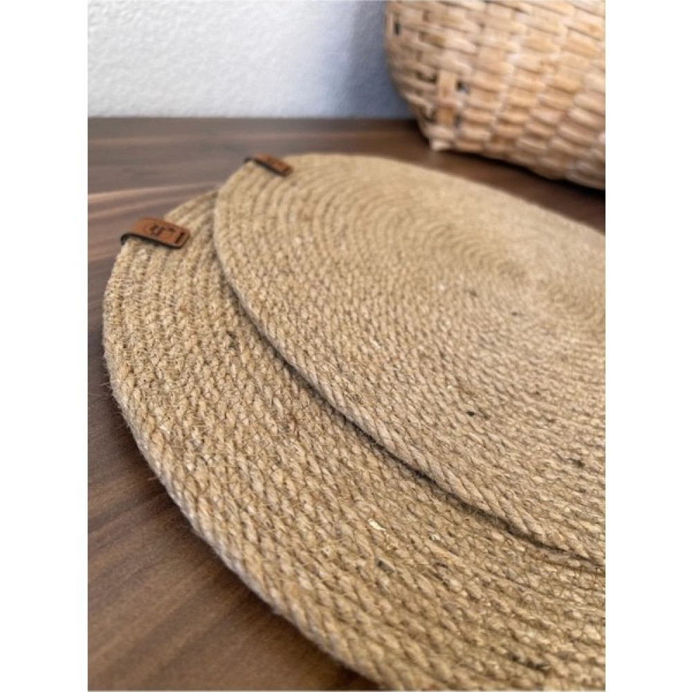 Quality 6 Adet Amerikan Servis Runner Supla Sunum Takımı Pamuk Hasır Salon Sehpa Mutfak Masa Örtüsü - Kahverengi - 33 x 33 cm Amerikan Servis Fiyatı