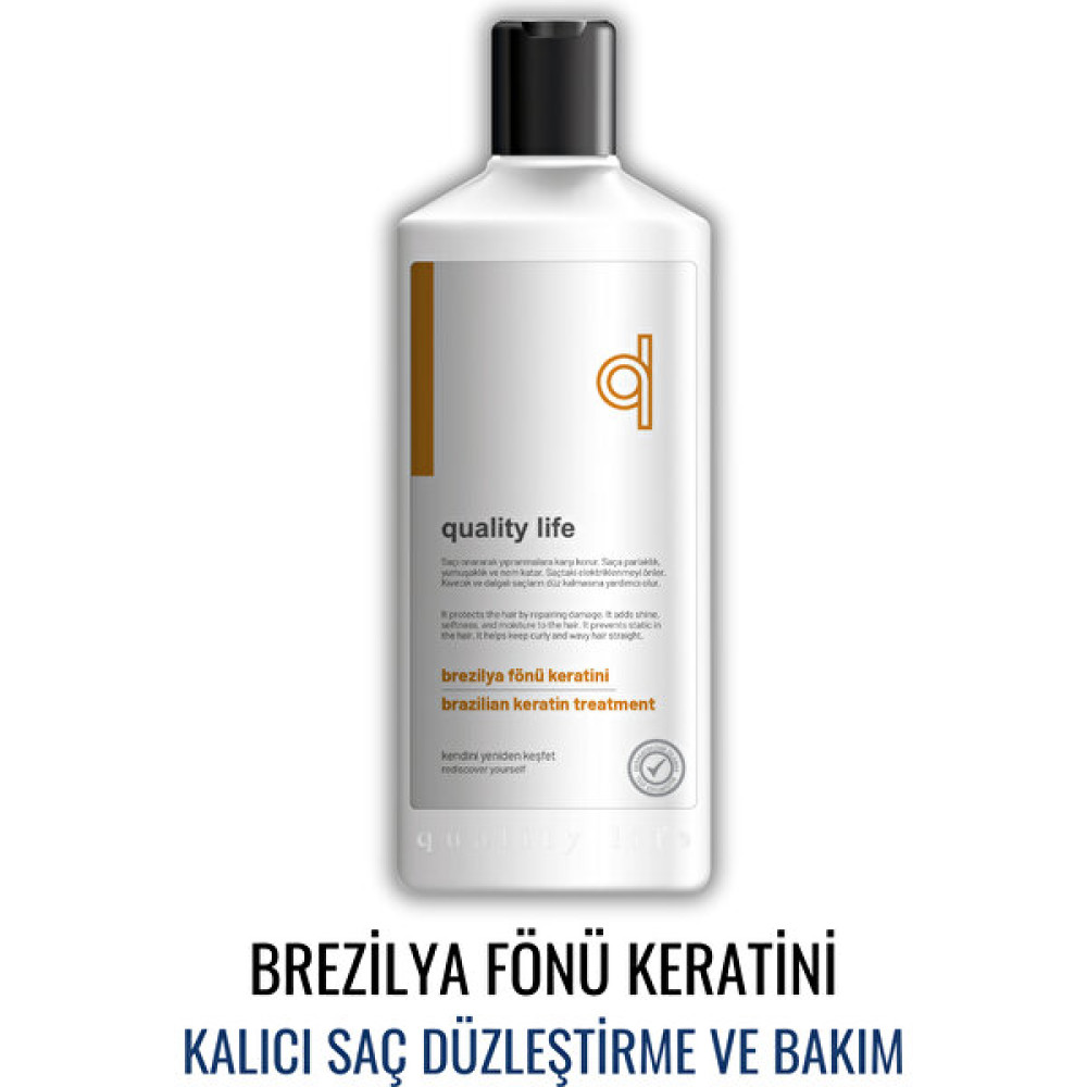 Quality Life Ql Brezilya Fönü Keratini Kalıcı Saç Düzleştirici 300 ml Saç Şekillendirici Krem Fiyatı