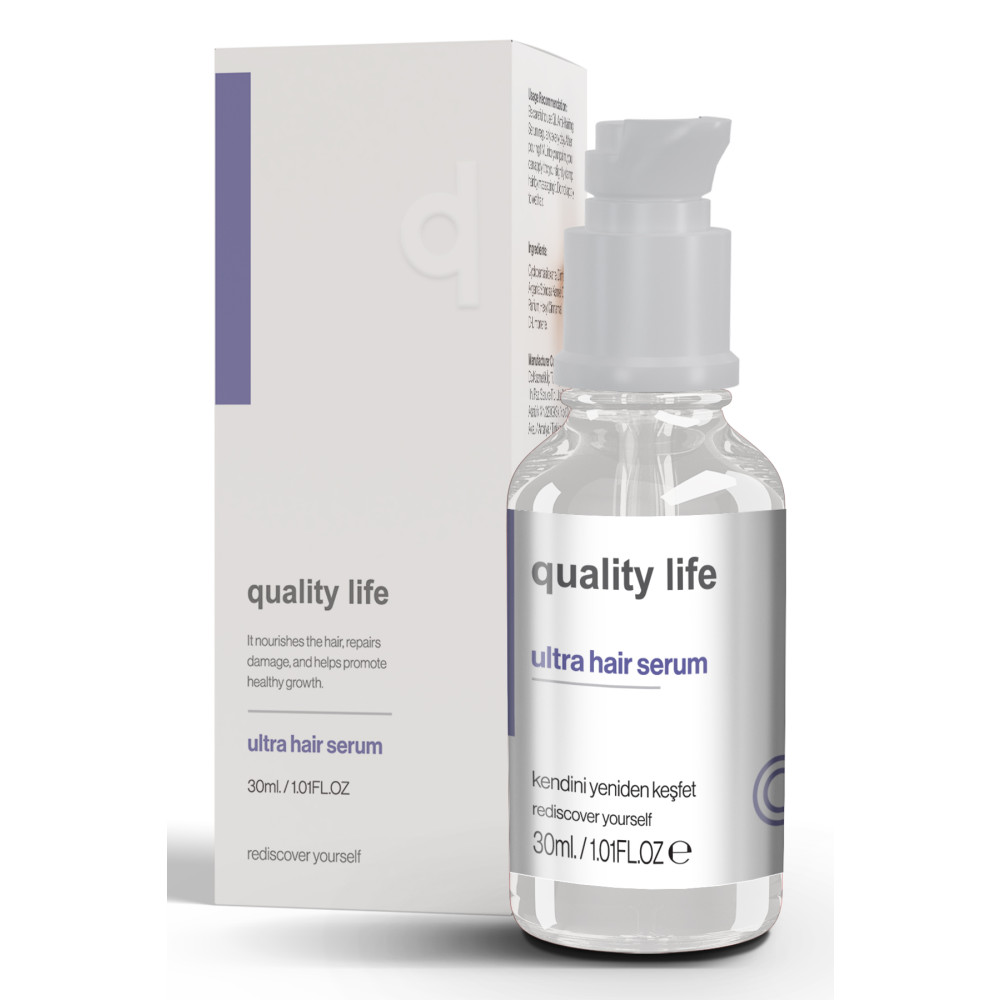 Quality Life Ql Hızlı Saç Uzatma Serumu ( Ultra Hair Serum ) Hızlı Saç Uzatan Yardımcı Yağlar Serisi Saç Bakım Maskeleri & Serumlar & Spreyler Fiyatı
