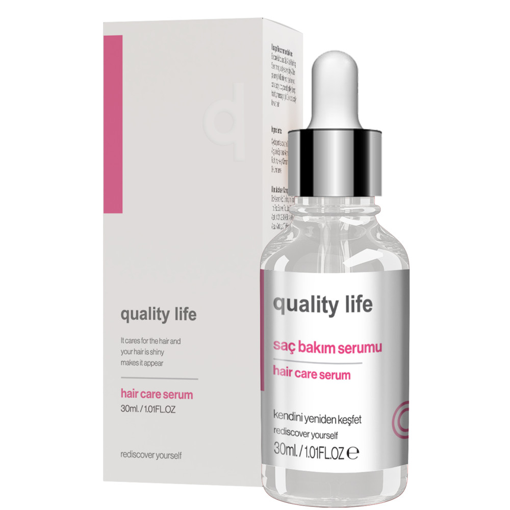 Quality Life QL Saç Bakımı Yağı Argan Keratin Saç Yağı Yanmış ve Yıpranmış Saçlar İçin Saç Bakım Hair Care Serum Saç Bakım Maskeleri & Serumlar & Spreyler Fiyatı