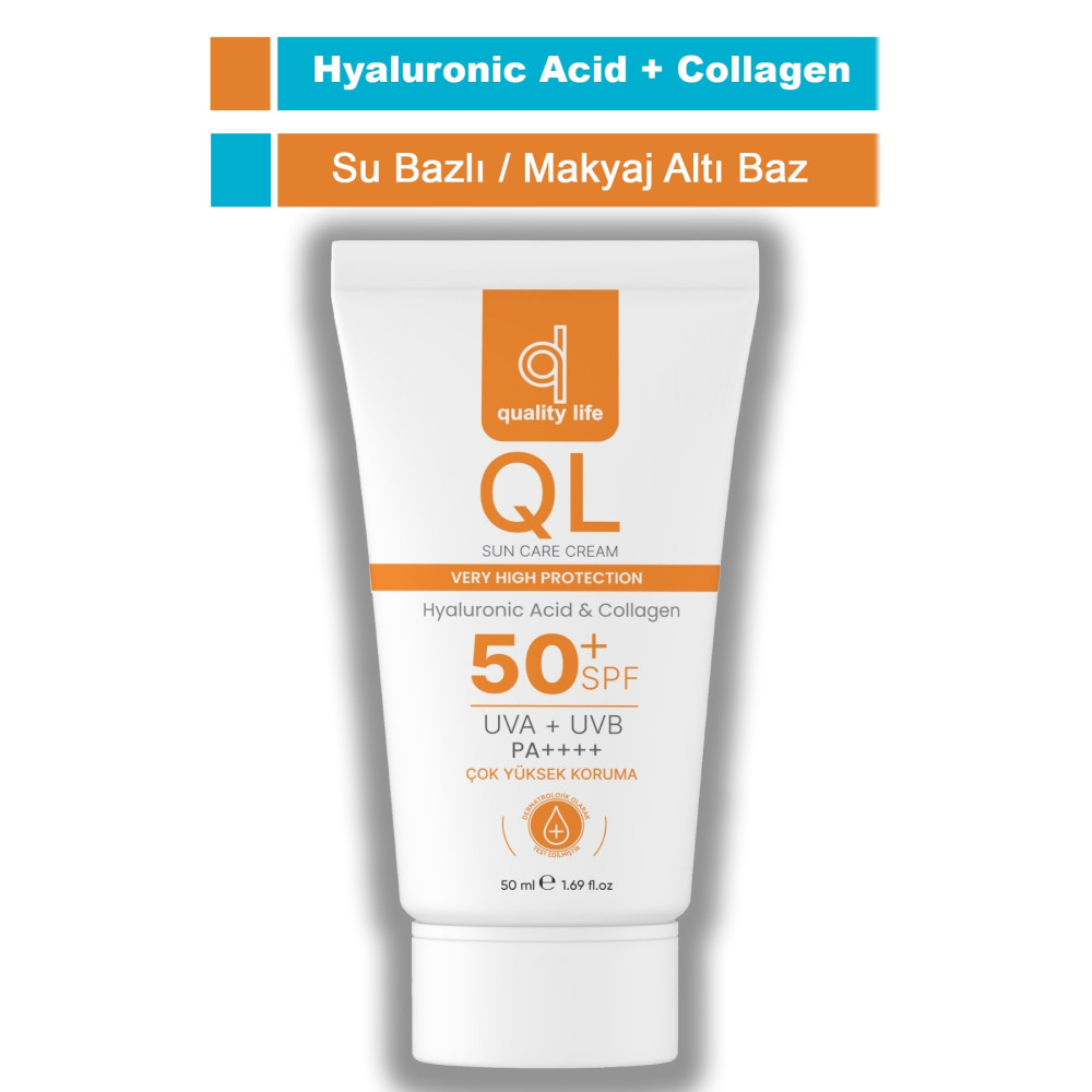 Quality Life Ql Yüz Güneş Kremi Su Bazlı Leke Karşıtı 50 Faktör Güneş Kremi Güneş Kremleri ve Losyonları Fiyatı