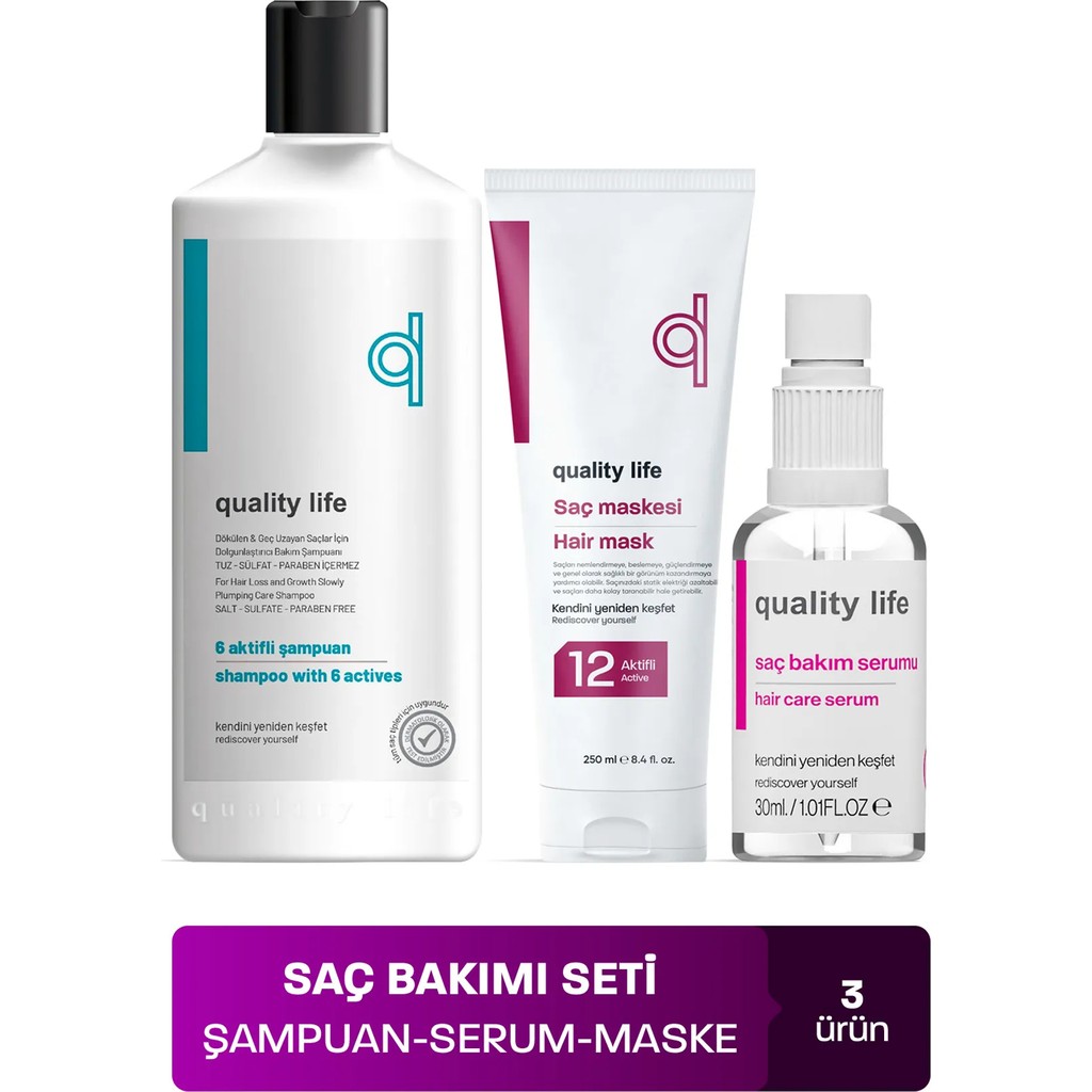 Quality Life Saç Bakım Seti - Şampuan - Serum - Saç Maskesi - Saç Bakım Ürünleri - Saç Bakımı Onarıcı Set - Yıpranmış Saçlar İçin Onarıcı Saç Bakım... SSD / Solid State Drive Fiyatı