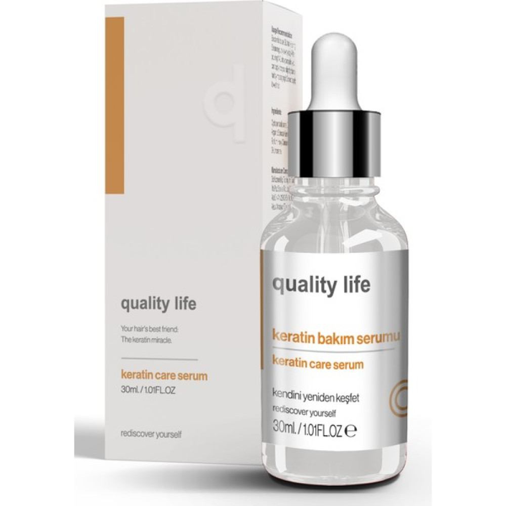Quality Life Yoğun Keratin Bakımı Serumu ( Keratin Saç Bakımı - Keratin Bakım - Keratin Yağı ) Saç Bakım Maskeleri & Serumlar & Spreyler Fiyatı