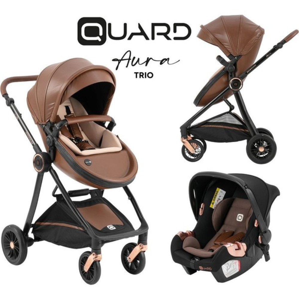 Quard Aura Trio Travel Sistem Bebek Arabası - Kahverengi Bebek Arabası-Puset Aksesuarları Fiyatı