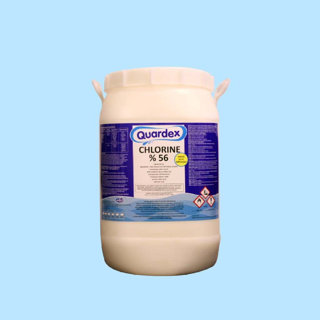 Quardex Toz Klor %56 - Havuz Dezenfektanı (25 KG) Diğer Fiyatı