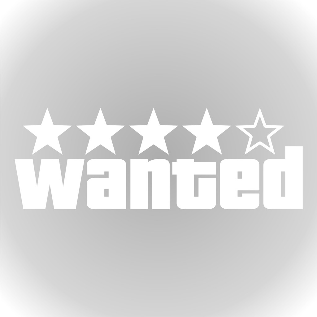 Quart Aksesuar Wanted Oto Sticker Araba Cam Sticker - 30 x 11 cm - Beyaz Diğer Fiyatı