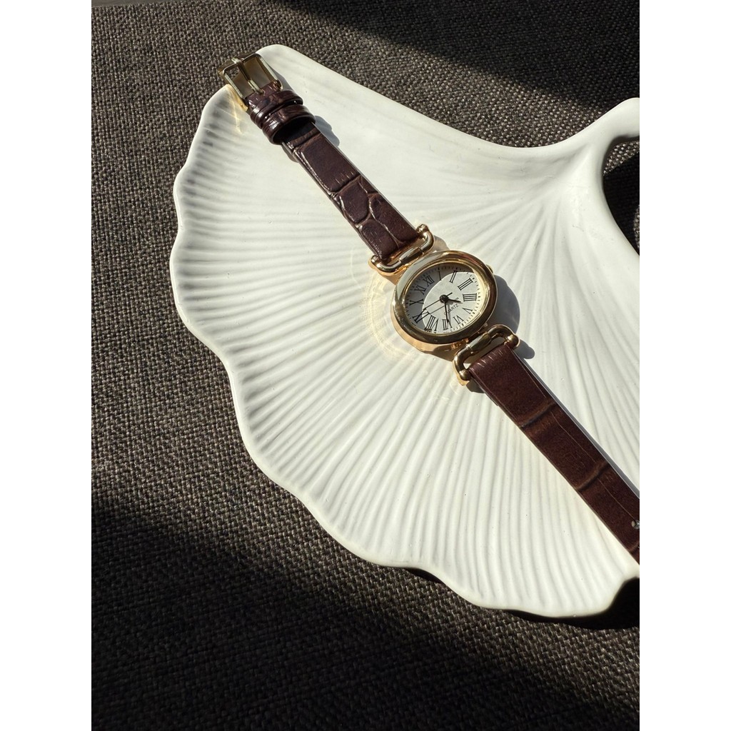 Quartz Bs Stıll Vintage Kadın Kol Saati Retro Minimal Deri Dordon 1 Adet - Kahverengi Kol Saatleri Fiyatı