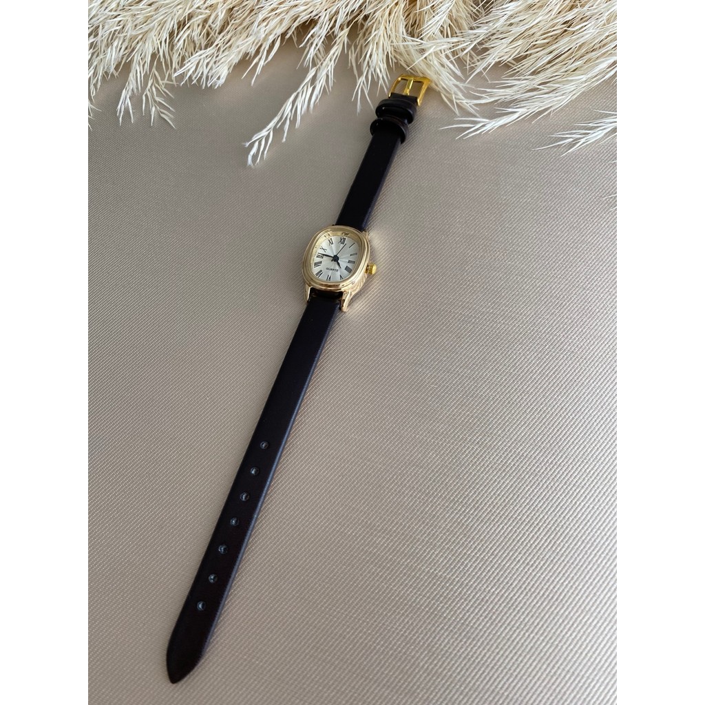 Quartz Retro Minimal Vintage Deri Kordon Kadın Kol Saati Diğer Fiyatı