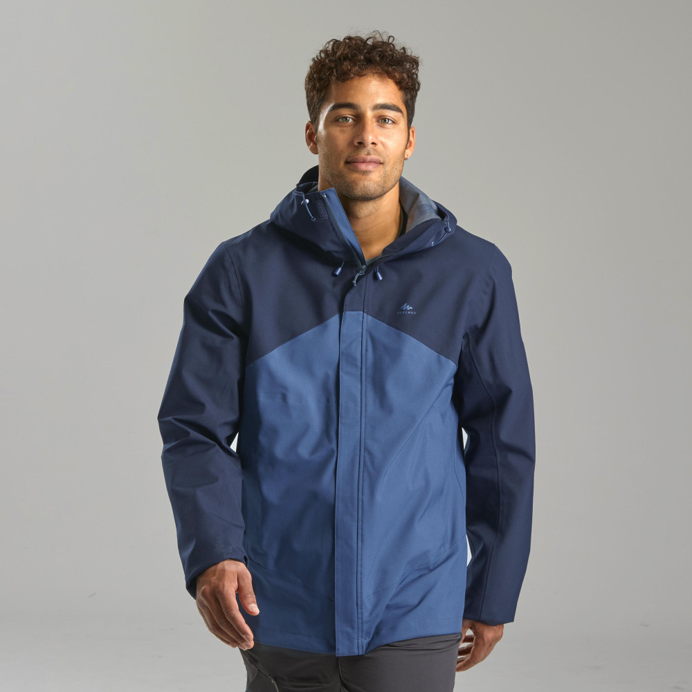 Quechua Erkek Outdoor Yağmurluk - Mavi/Lacivert - Mh150 Erkek Yağmurluk Fiyatı