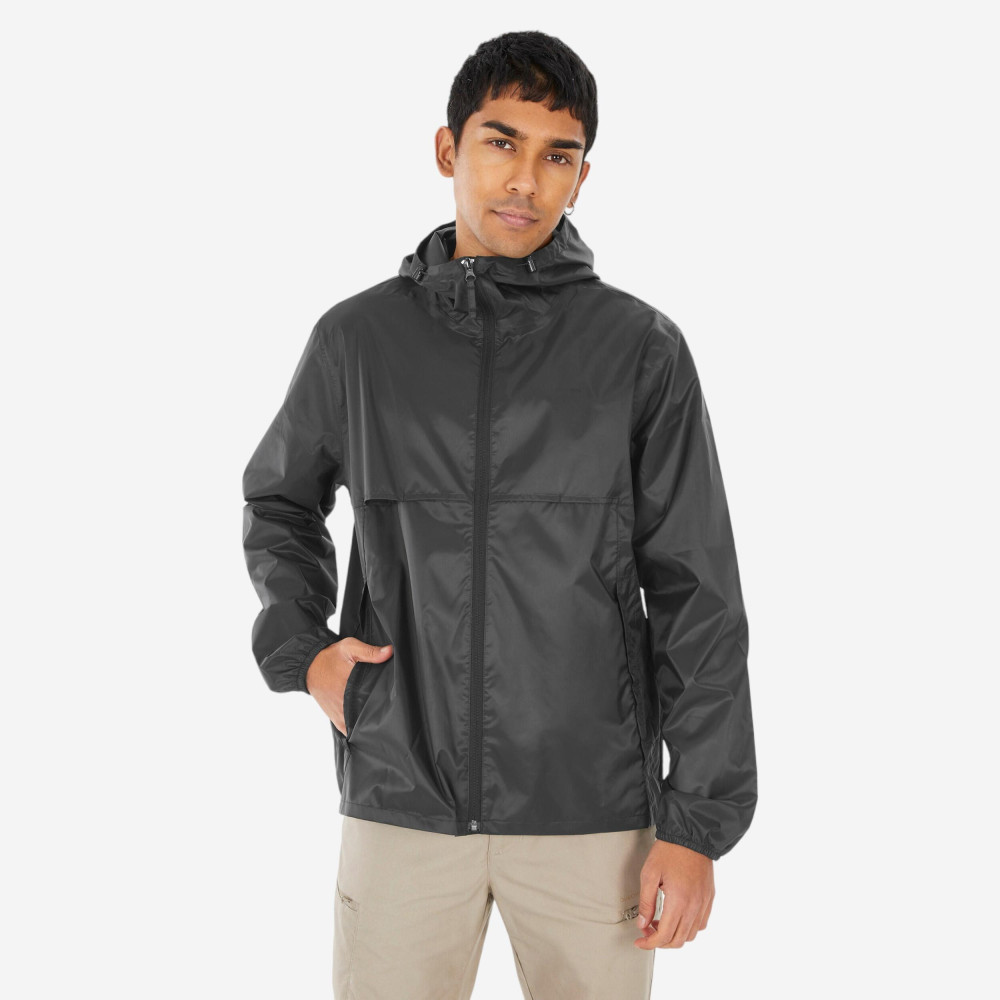 Quechua Erkek Outdoor Yağmurluk - Siyah - Raincut Erkek Yağmurluk Fiyatı