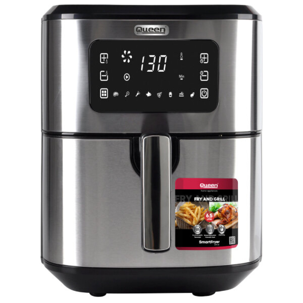 Queen Smartfryer Xxl Airfryer 6.5 L Dokunmatik Yağsız Sıcak Hava Fritözü Fritözler Fiyatı