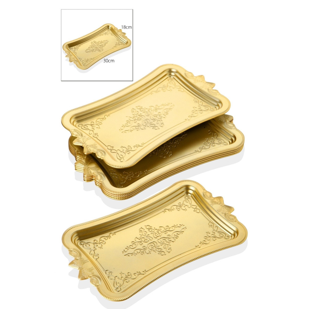 Queen’s Kitchen 6 Adet Kahve Sunumluk Tepsi(plastik) Tepsiler / Fırın Kapları Fiyatı