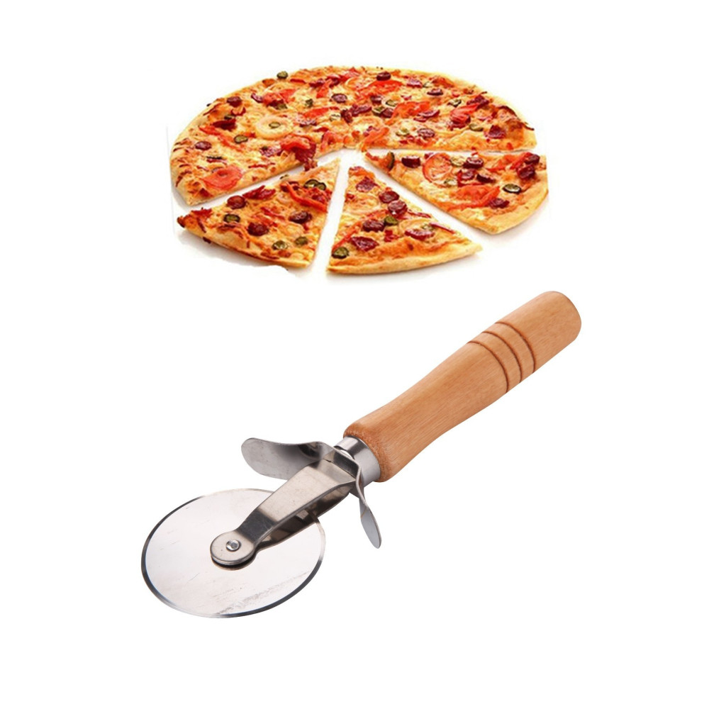 Queen’s Kitchen Ahşap Saplı Çelik Bıçaklı Lüx Pizza Kesici Bıçaklar ve Bıçak Setleri Fiyatı