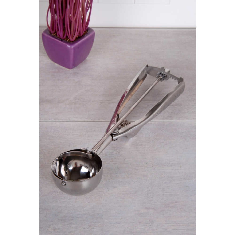 Queen’s Kitchen Çelik Lüx Top Şeklinde Dondurma Kaşığı C-ZZ-16027-1-5 cm Çatal / Kaşık / Bıçak Takımları Fiyatı