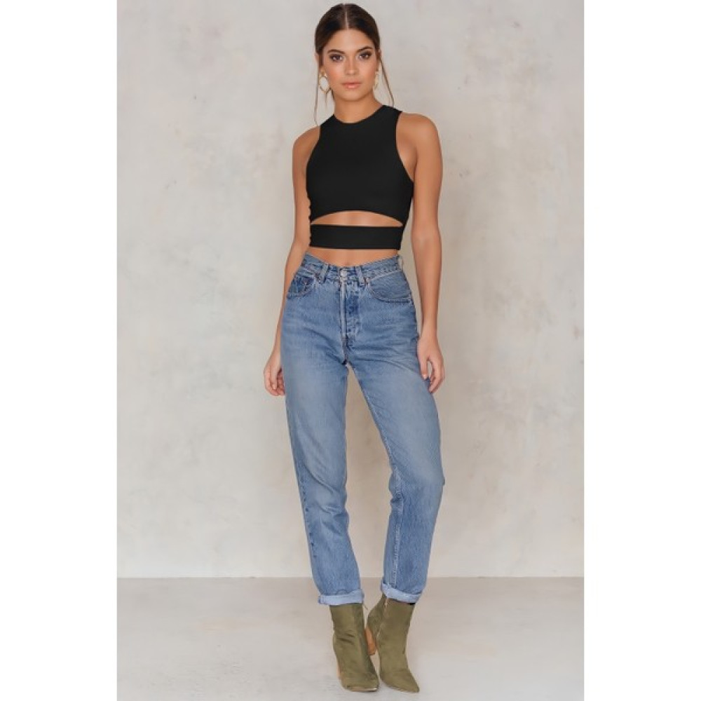 Quella Atelier Kadın Siyah Göbek Detay Crop Top Bluz Fiyatı