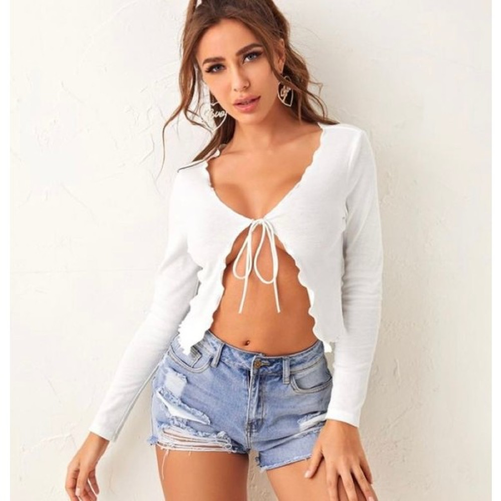Quella Atelier Önü Bağlamalı Hırka Bluz Bluz Fiyatı