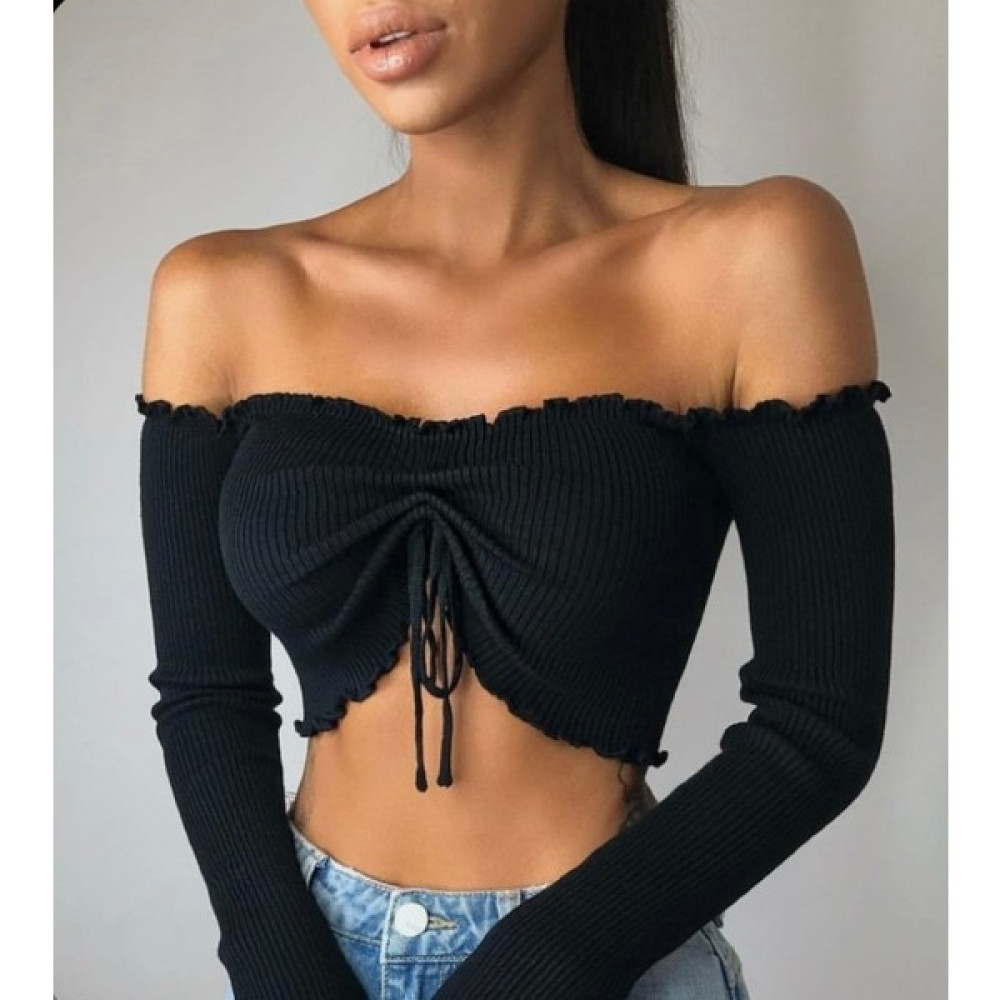 Quella Atelier Siyah Büzgülü Fitilli Bluz Bluz Fiyatı