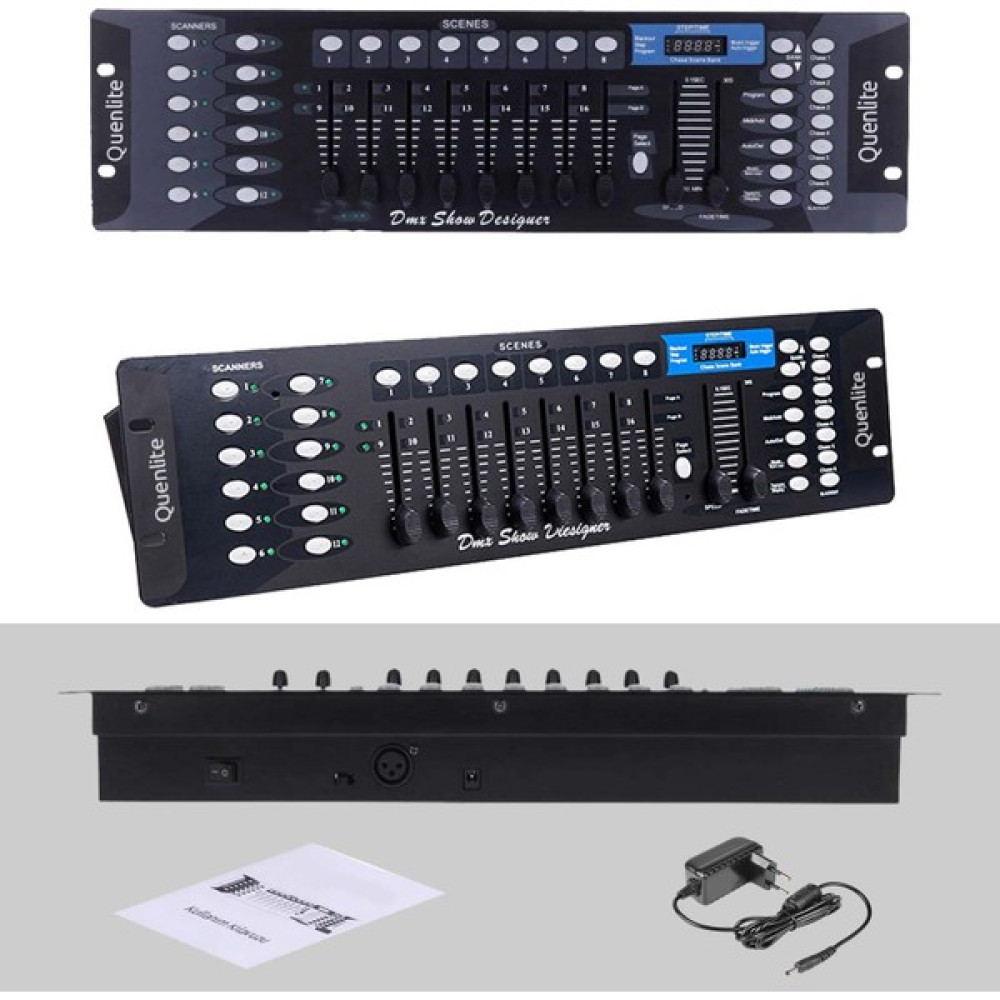 Quenlite Dmx-1 Sahne Işık Kontrol Mikseri Masası DMX512 192 Kanal Stüdyo ve Sahne Ekipmanları Fiyatı