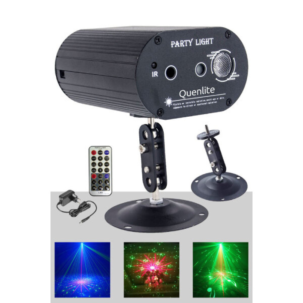 Quenlite Qd-50 RGB Sahne Disko Led ve Lazer Işık Bir Arada 12 Çeşit Desen Stüdyo ve Sahne Ekipmanları Fiyatı