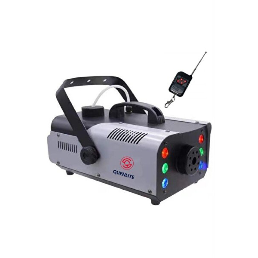 Quenlite Ql-1200 RGB 1200 Watt Uzaktan Kumandalı Led Işıklı Sis Makinesi Stüdyo ve Sahne Ekipmanları Fiyatı