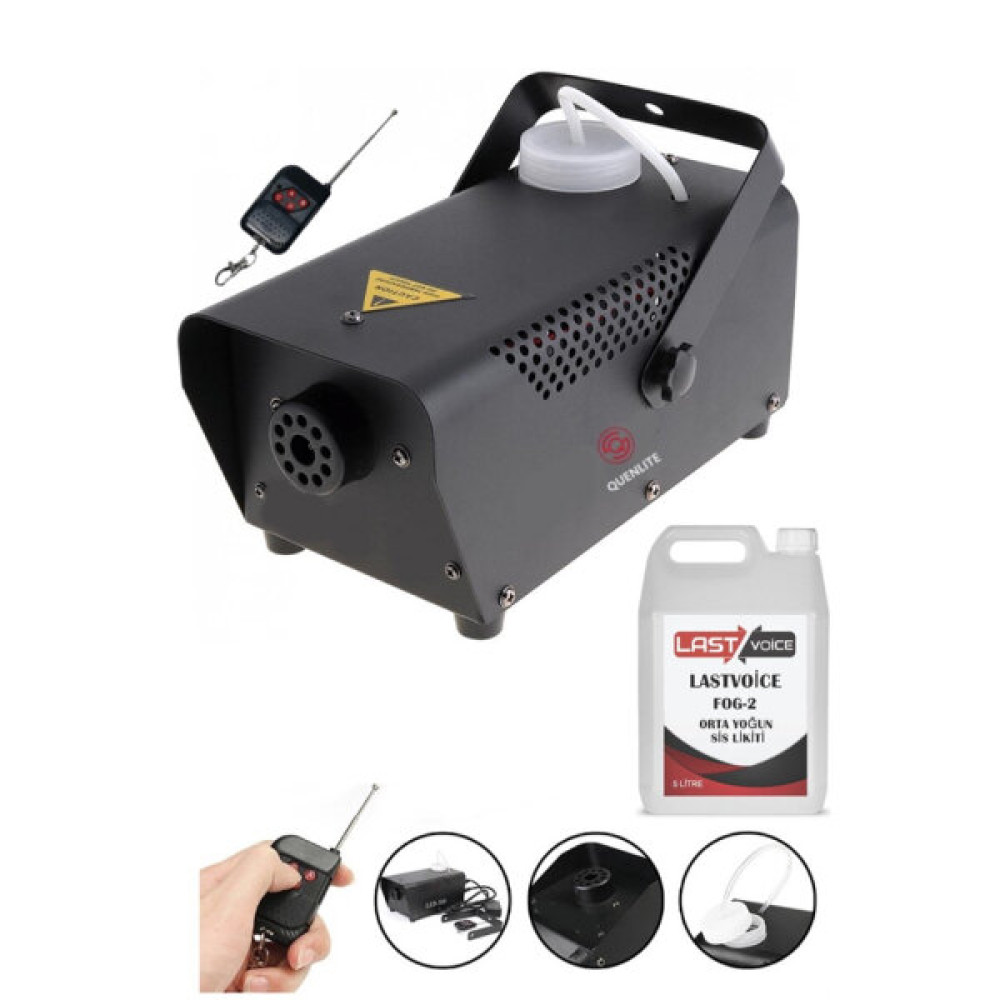 Quenlite Ql-700Lk 700 W Sis Makinesi + 5 L Likit Stüdyo ve Sahne Ekipmanları Fiyatı