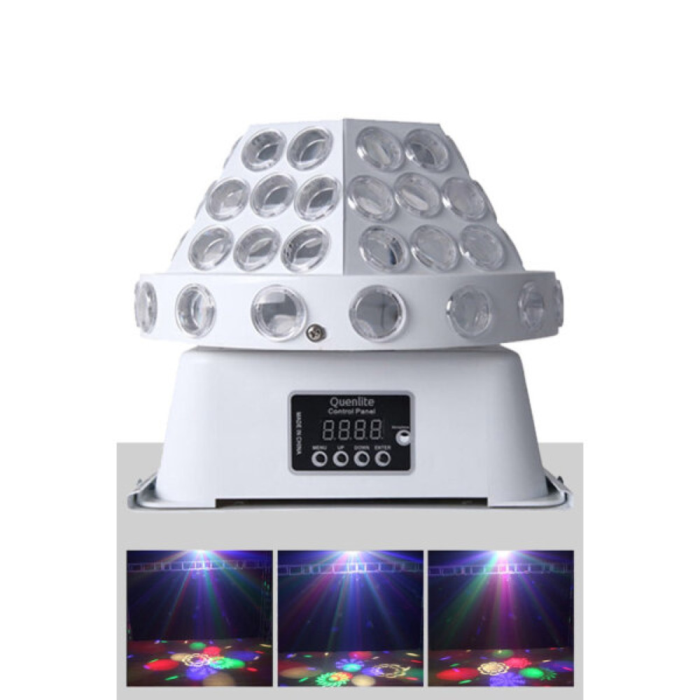 Quenlite Qr-650 DMX Profesyonel Dönerli RGB LED Top Işık Disko Sahne Işık Sistemi Stüdyo ve Sahne Ekipmanları Fiyatı
