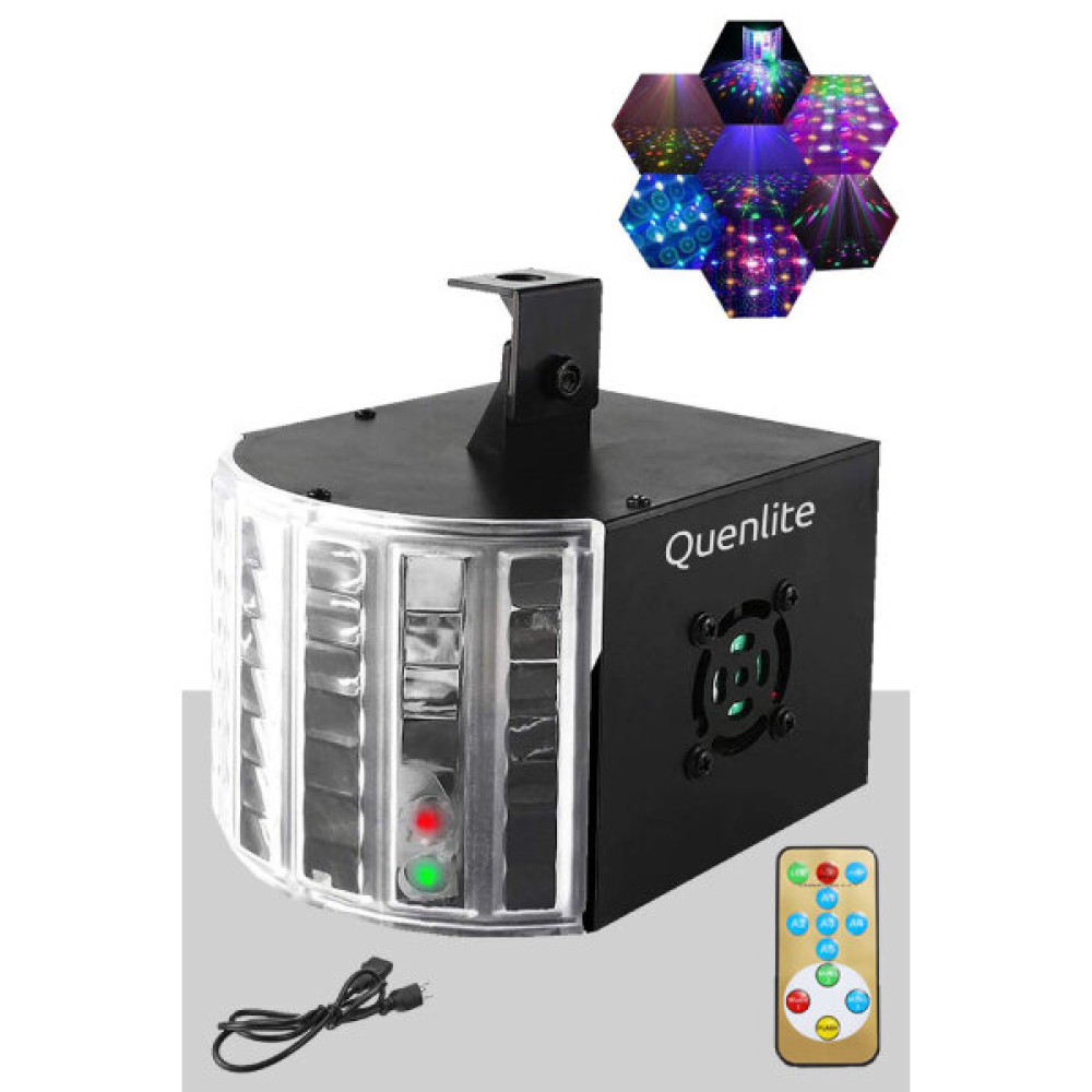 Quenlite Qx-55 DMX RGB Sahne Disko LED Işık Sese Duyarlı Otomatik Mod (16 Çeşit Desen) Stüdyo ve Sahne Ekipmanları Fiyatı