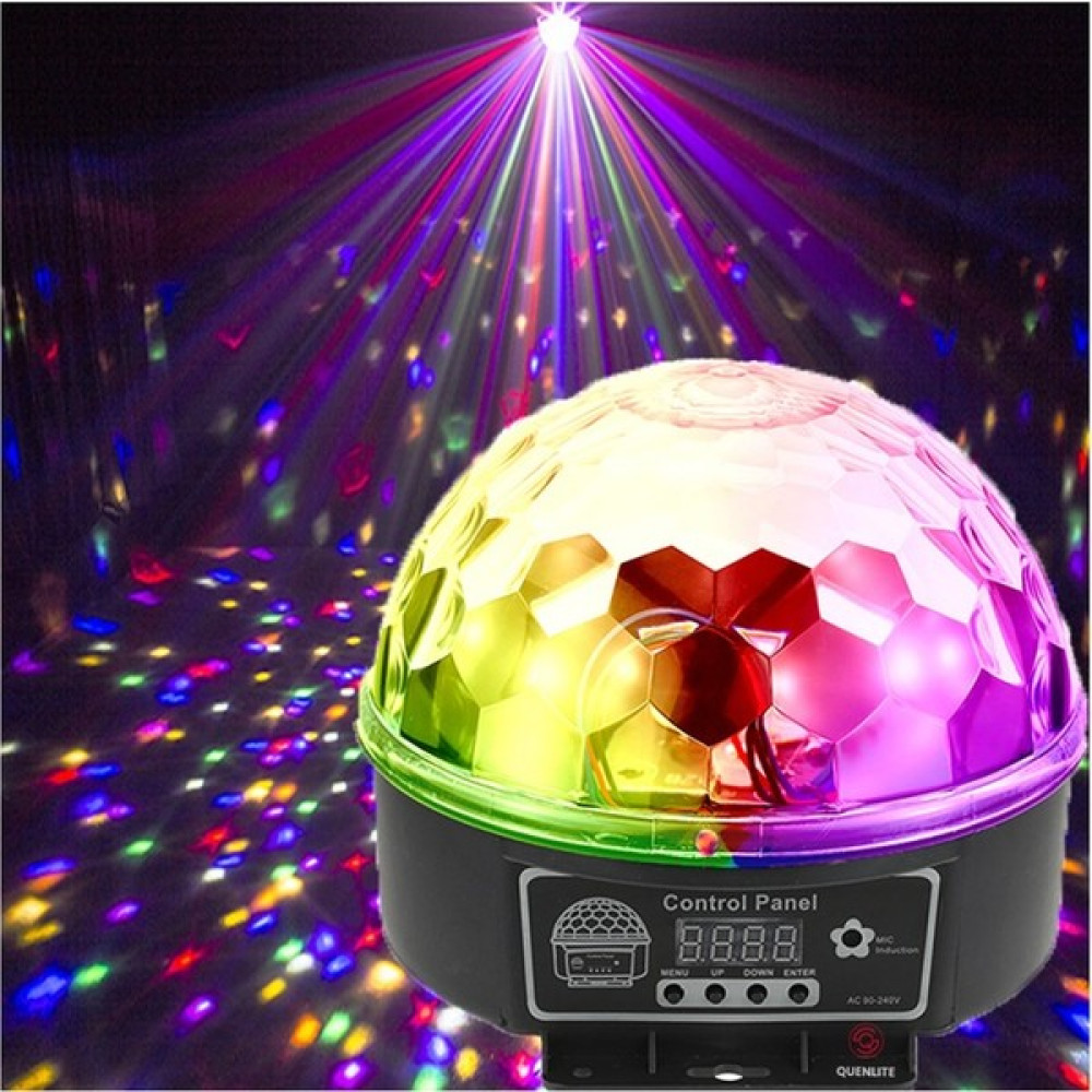 Quenlite QX-61 RGBW DMX512 Sahne Küre Led Işık Sistemi 6x1W Disko Işığı Stüdyo ve Sahne Ekipmanları Fiyatı