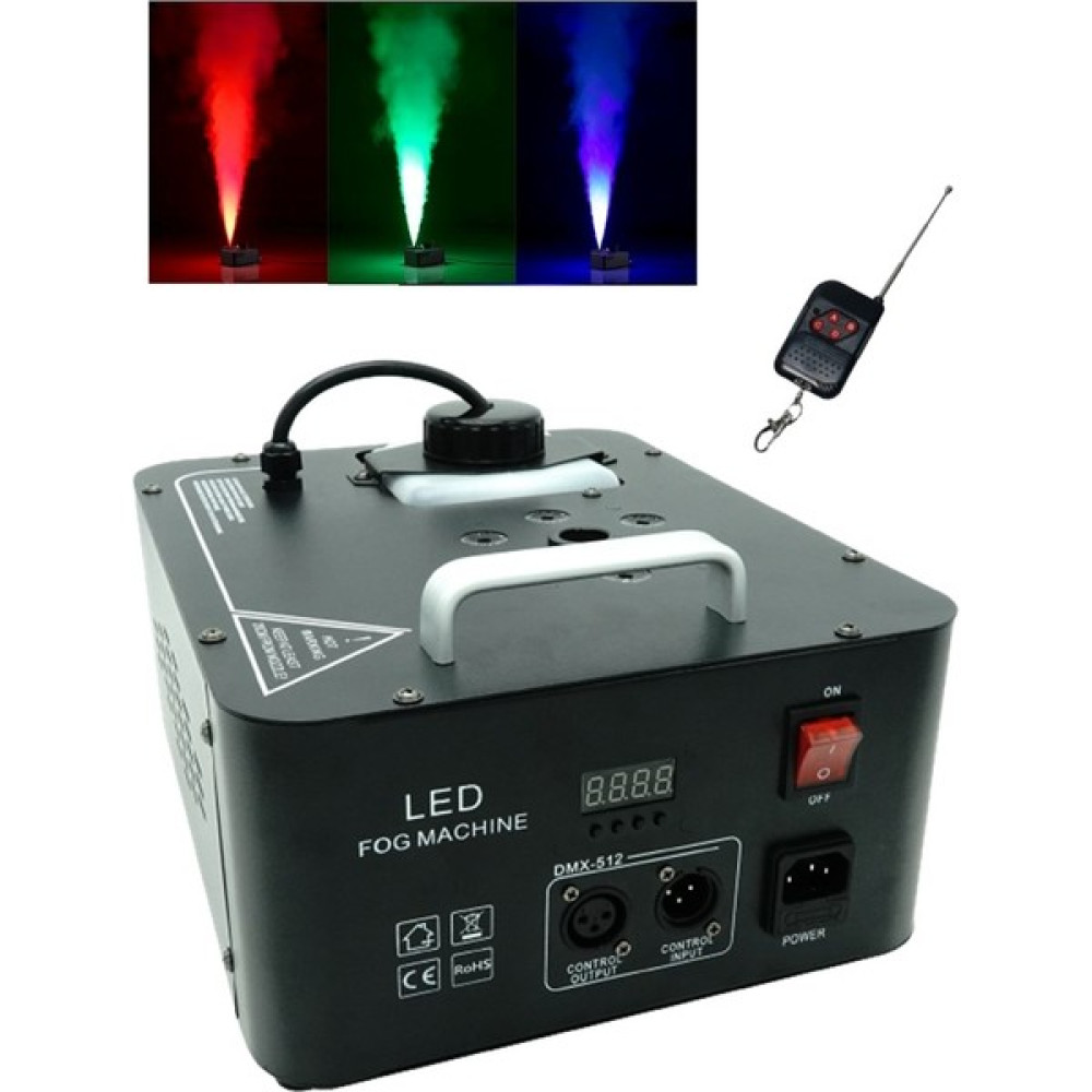 Quenlite VOLCANO-2000 Dmx Sis Makinası 2000 Watt LED Işıklı ve Uzaktan Kumandalı Oto Boyaları Fiyatı
