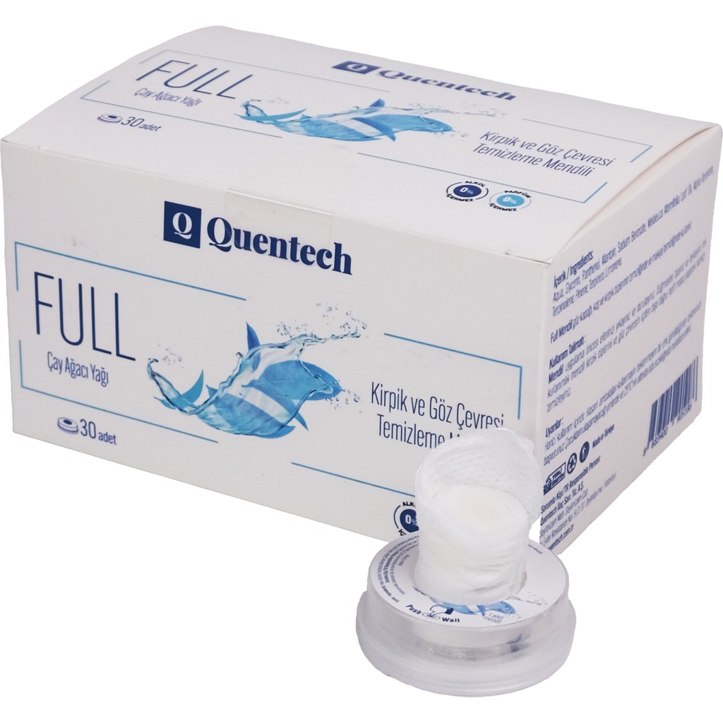 Quentech Full Kirpik ve Göz Çevresi Temizleme Mendili 30 Adet Diğer Fiyatı