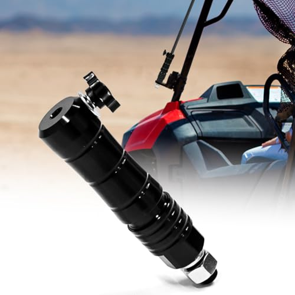 Quick Release Flag Pole Holder - Flag Mount Base for 1/4" & 5/16" Poles - Whip Flags Holder Compatible with UTV ATV Off Road 4 Wheeler Dune Buggy Side by Side SXS Can-Am Maverick Polaris RZR Razor