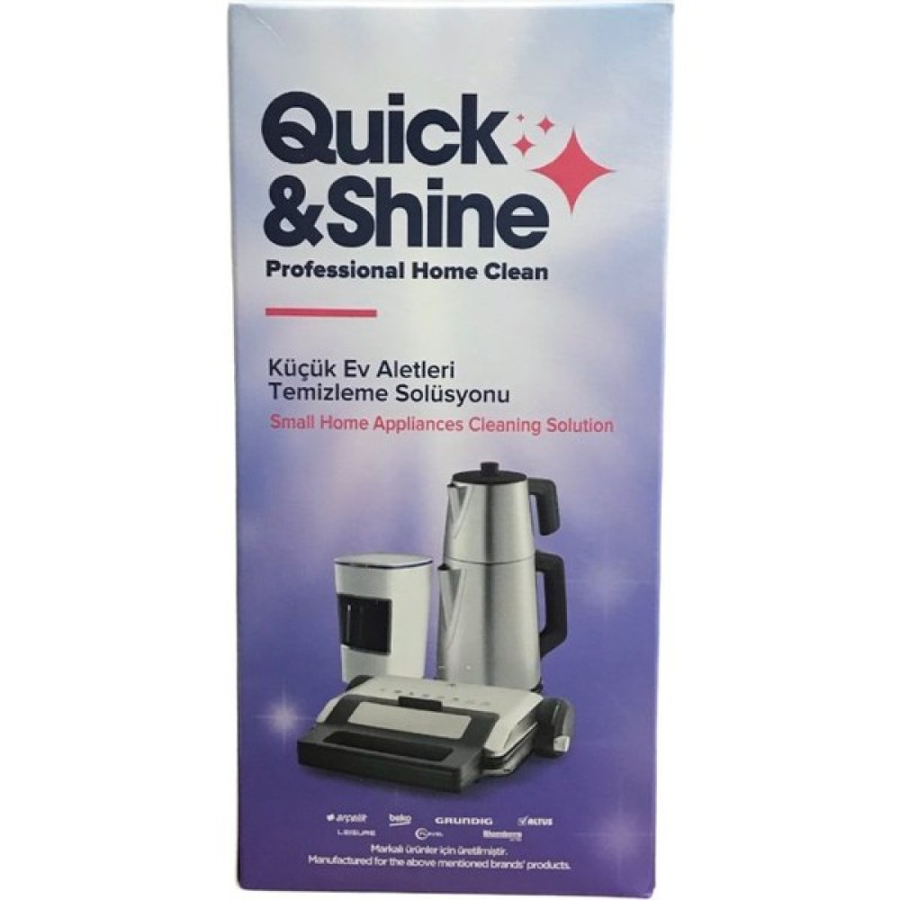 Quick Shine Küçük Ev Aletleri Temizleme Solüsyonu 600 ml Temizlik Malzemeleri Fiyatı