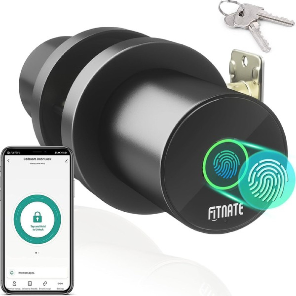 Quick Stoq Fıtnate Akıllı Kilit, Parmak Izli Kapı Kolu, Uygulama Kontrollü, Parmak Izi Kilit, Şifreli Kilit Oto, Bahçe, Yapı Market Fiyatı