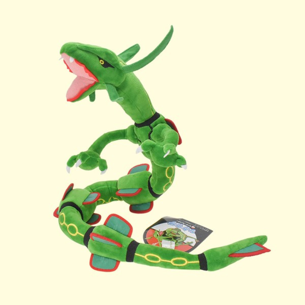 Quickly Pokemon Pokémon 80 cm Rayquaza Büyük Gökyüzü Ejderha Peluş Oyuncak Yeşil Iskelet Şekillendirilebilir Peluş Oyuncak ile Koltuk Çatlak (Yurt ... Peluş Oyuncaklar Fiyatı