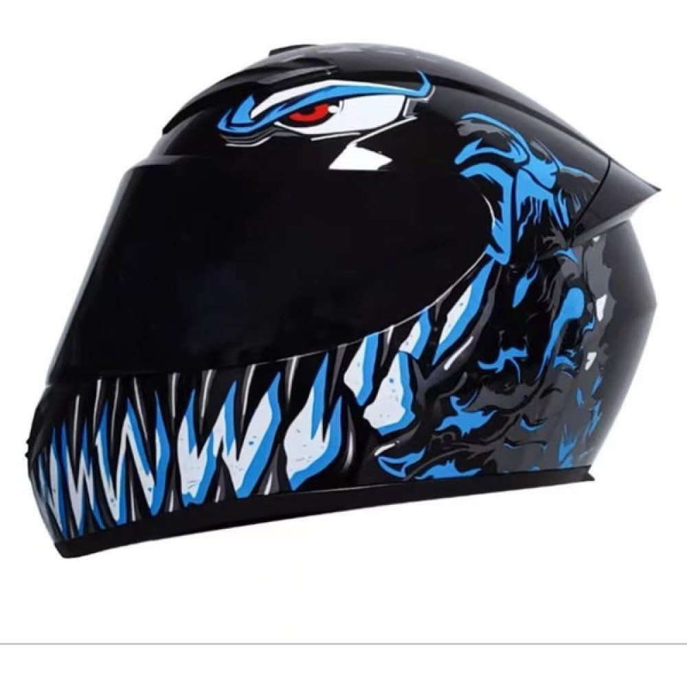 Quickly Venom Motosiklet Kaskı Yarış Tam Yüz Kaskı (Yurt Dışından) - 59 - 60 cm - Mavi Motorsiklet Kaskları Fiyatı